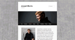 Desktop Screenshot of joemorrisclarinet.com